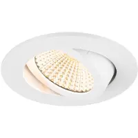 SLV Spot LED rond New Tria Uni blanc - CCT - 600lm - 60g