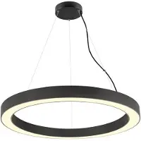SLV Suspension noire Medo Ring 90 Ø 90cm
