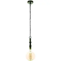 Eglo Lampe pendante gothique Nasiti Noir et or