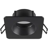 SLV Anneau de montage New Tria 68 IP65 carré noir - sans raccord