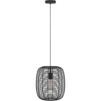 Eglo Suspension noire Rinroe Ø 32,5 cm