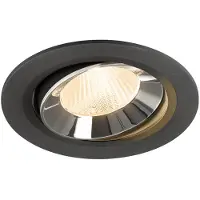 SLV Spot encastré Numinos Move L noir/chrome 2700K - 40 deg