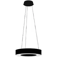Eglo Lampe suspendue LED noire Guamare Ø 53 cm