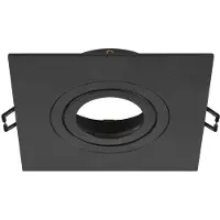 SLV Anneau de montage New Tria 75 XL carré noir - sans raccord