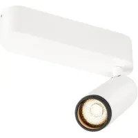 SLV Spot monté en surface Grip! M blanc avec noir 2700K