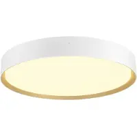 SLV Plafonnier Decona Ø 42cm blanc avec or - 3000K/4000K