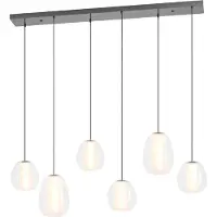 Eglo MENORCA, LED, 2200 K, 3800 lm, IP20, Noir, Nickel