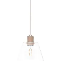 Eglo Lampe à suspension en verre Copley or rose