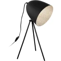 Eglo Lampe de table trépied Mareperla Noir