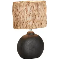 FISCHER&HONSEL GMBH Lampe de table Hyazinthe rotin 23cm