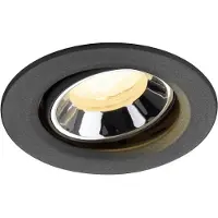 SLV Spot encastré Numinos Move XS noir/chrome 3000K - 40 deg