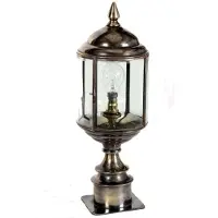 Limehouse Lampadaire rural Wentworth Short Pillar lampe d’extérieur - cuivre poli (pbul)