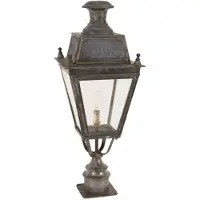 Limehouse Lampadaire rural Balmoral Short Pillar fait main - cuivre flammé (ab)