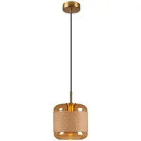 SLV 1007589 PANTILO ROPE 20, luminaire suspendu, 250cm, E27, 15W, or