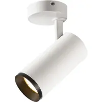 SLV NUMINOS SPOT Indoor LED plafonnier apparent DALI Dimension : 18,5 x 16,5 x 8,5 cm, couleur : blanc/noir, température de couleur : 2700 Kelvin, angle de rayonnement : 60 degrés