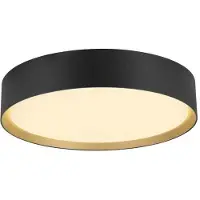 SLV Plafonnier Decona 30 noir-or Ø 30cm