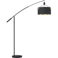 Stars of Light Lampadaire Tortola 1 Ø 45cm - noir avec or
