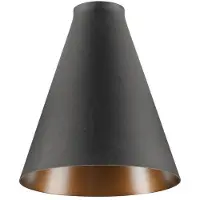 SLV Abat-jour Lalu Cône noir 17cm