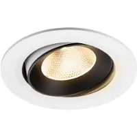 SLV Spot encastré Numinos Move L blanc/noir 2700K - 20 deg