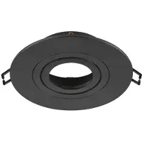 SLV Anneau de montage New Tria 75 XL rond noir - sans raccord