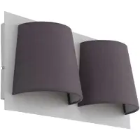 Eglo Lampe murale Serravalle blanc avec noir