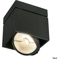 SLV Kardamod QPAR111 Plafonnier apparent carré noir 1 flamme