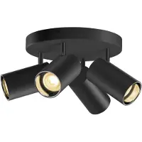 SLV Spot en saillie 4 lumières Asto Tube noir - 4x GU10