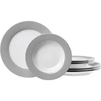 Ritzenhoff & Breker Tafelservice 8 tlg. Double gris