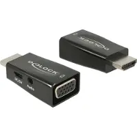 DeLOCK 65901 Hdmi To Vga Adapter Argenté
