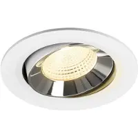 SLV Spot encastré Numinos Move L blanc/chrome 3000K - 55 deg