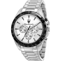 Maserati Montre à affichage analogique argent
