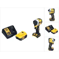 DeWalt DCF850P1 Visseuse à choc sans fil 205Nm 1/4" 18V Brushless + 1x Batterie 5,0Ah + Chargeur