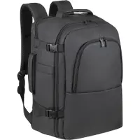 Rivacase Riva Case Tegel 8465 - Sac à dos pour ordinateur portable - enduit, écologique - 17.3" - noir