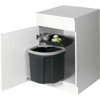 Müllex 4915.40 Système de collecte des déchets 35 litres EURO FLEXX à partir d'une largeur d'armoire de 45 cm