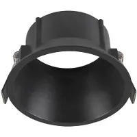 SLV 1007452 NEW TRIA 95, anneau d'encastrement dans le plafond, en retrait, D : 10.3 H : 5.5 cm, noir