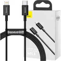 Baseus Cable Usb-C Do Lightning Superior Series, 20W, Pd, 1M (Czarny)