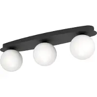 Eglo Plafonnier Castrovido 3 lumières noir