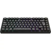 Dark Project Clavier de jeu mécanique sans fil 75% (FR) [ISO] Aluminum Terra Nova (Noir)