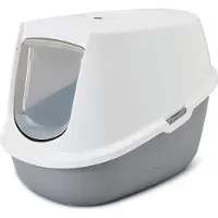 Savic Katzentoilette "Robin" cool grau 54,5 x 39 x 39 cm