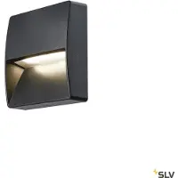 SLV Downunder Out Square LED Applique murale IP65 aluminium anthracite 3000/4000K