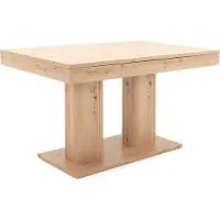 CALICOSY - Table à manger extensibleReproduction chêne artisan L140-220 cm - HEIDELBERG
