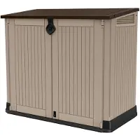 Keter Store It Out Midi Storage Cabinet Beige/Brown 249440