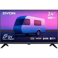 Dyon TV LED Enter 24 Pro-X-V, 24" (60 cm), HD, câble de raccordement 12 V