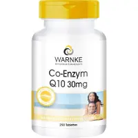Warnke Vitalstoffe GmbH WARNKE Co-Enzyme Q10 30 mg comprimés, 250 comprimés