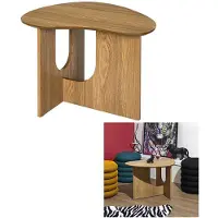 Home Deco Factory Table D'Appoint - - Calypso - Design Original - Marron