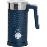 Adler Mousseur/chauffe-lait automatique AD 4494d. Bleu marine.