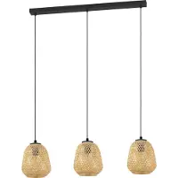 Eglo Lampe à suspension Dembleby Rotin