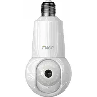 Sanitas Caméra Smart ENGO ECAM-E27 - 4MP FHD - Vision nocturne - Installation facile
