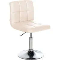 CLP Palma Lounger V2 : chaise longue en similicuir, réglable en hauteur et pivotante. Blanche