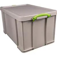Really Useful 3 boîtes de rangement Box 84RDG 84 l, gris